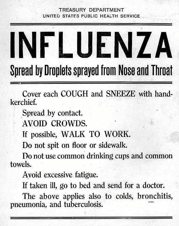 10302014 1918 flu pamphlet